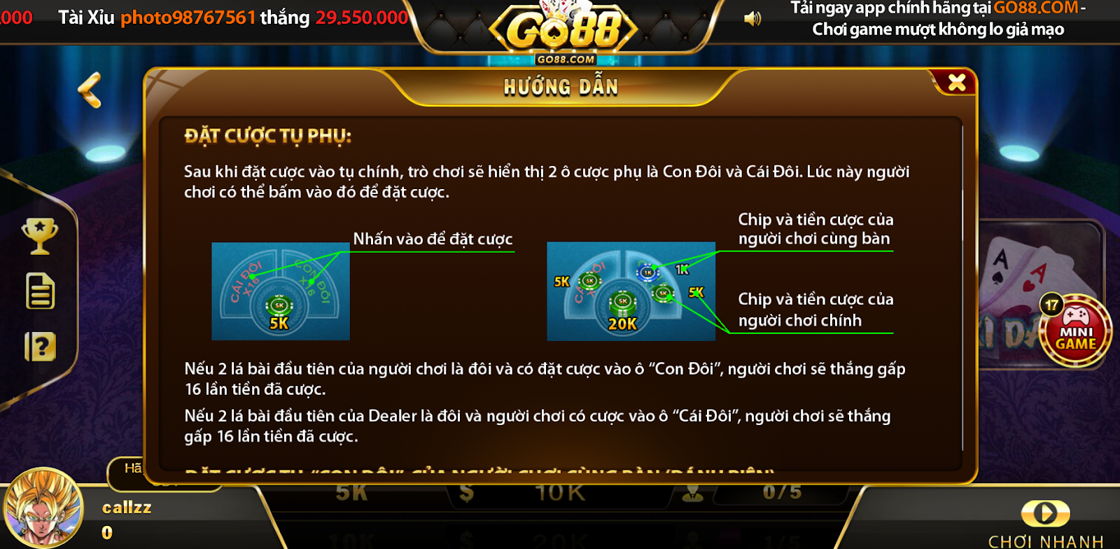 Hướng Dẫn Đăng Ký Và Bắt Đầu Chơi Xì Dách Go88